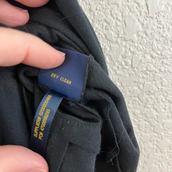 Polo Ralph Lauren Dress Womens XL Black Whimsigoth Sheer Fairygrunge Elegant - Picture 10 of 11